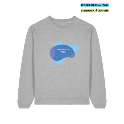 Bluza Unisex Radder 2.0 Heather Grey Personalizata