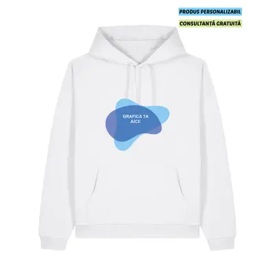 Hanorac Unisex Slammer 2.0 Alb Personalizat