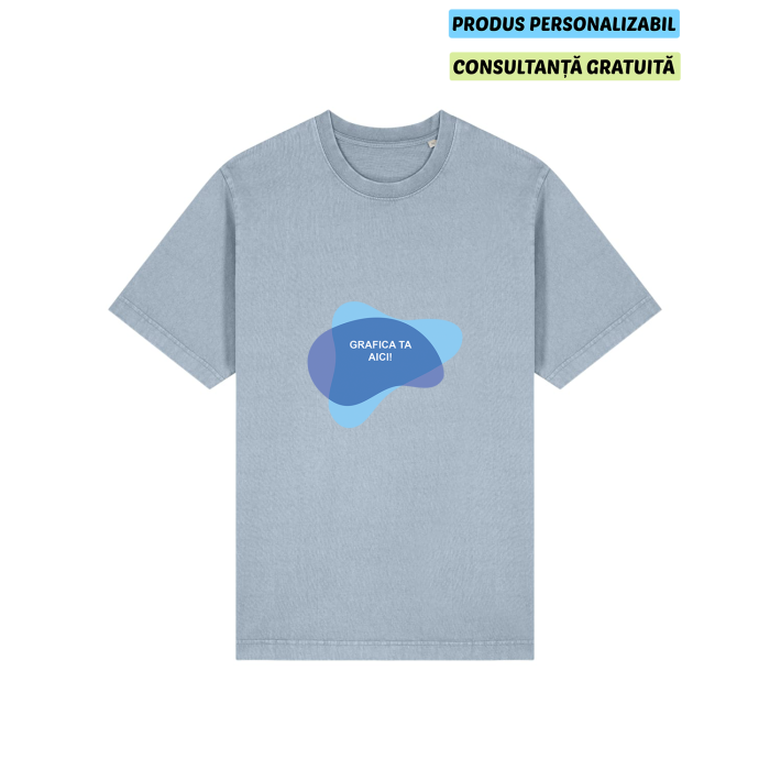 Tricou Unisex Freestyler Vintage G. Dyed Blue Stone Personalizat Tricou Unisex Freestyler Vintage G. Dyed Blue Stone Personalizat