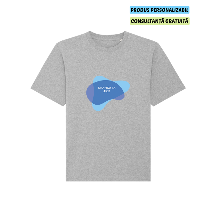Tricou Unisex Freestyler Heather Grey Personalizat