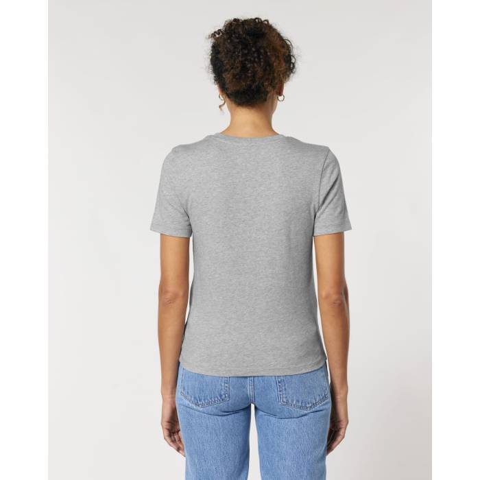 Tricou Dama Ella Heather Grey Personalizat
