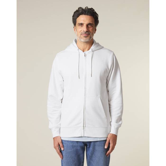 Hanorac Unisex Connector 2.0 Alb Personalizat