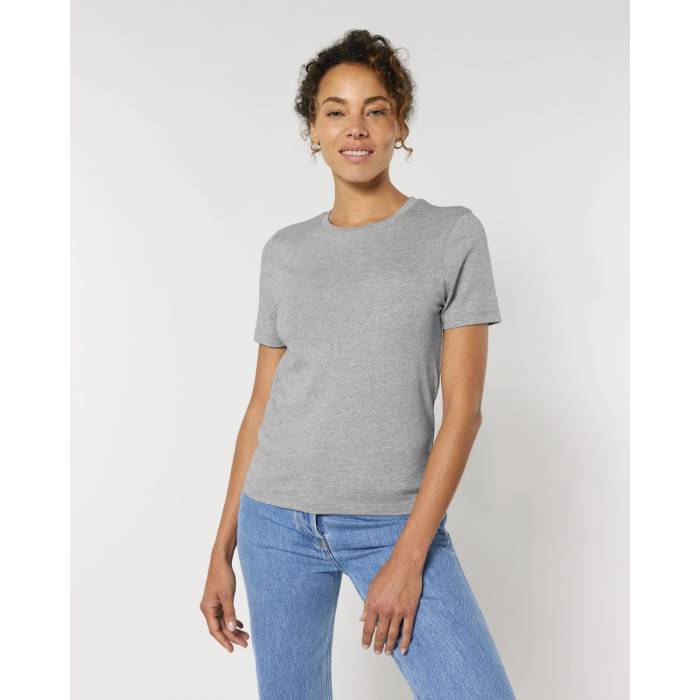 Tricou Dama Ella Heather Grey Personalizat