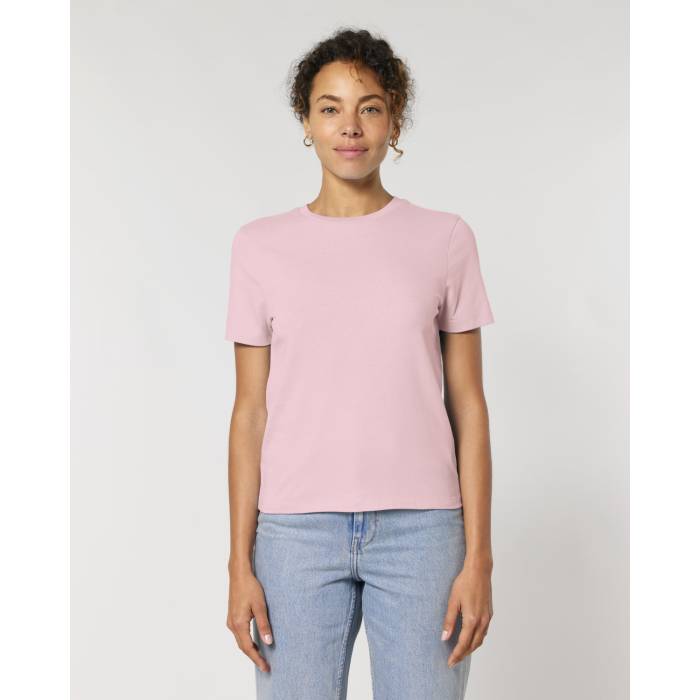 Tricou Dama Ella Cotton Pink Personalizat