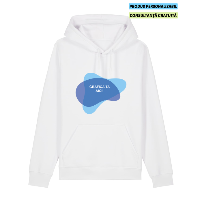 Hanorac Unisex Drummer 2.0 Alb Personalizat