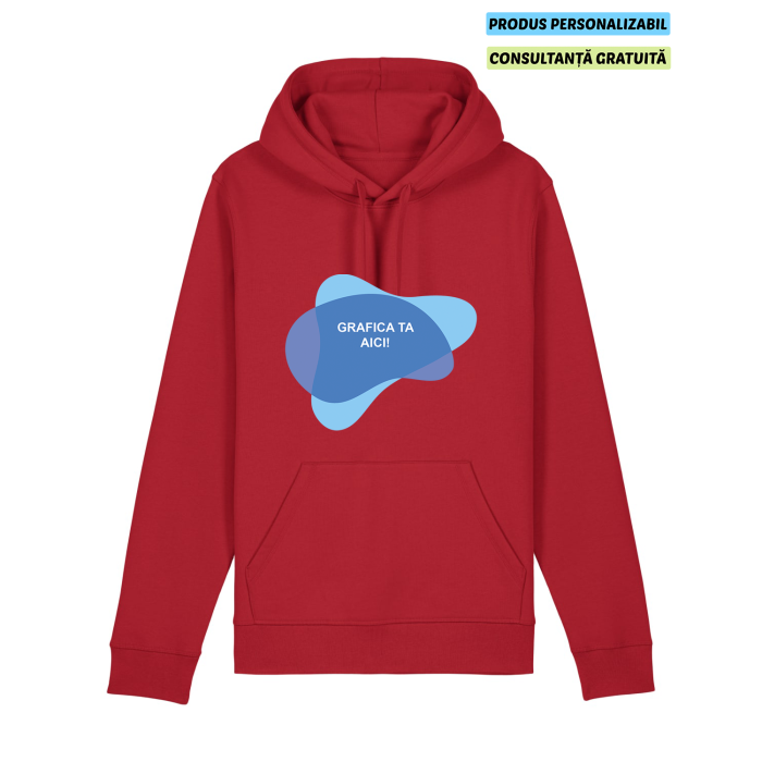 Hanorac Unisex Drummer 2.0 Rosu Personalizat