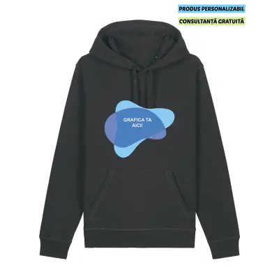 Hanorac Unisex Drummer 2.0 Dark Heather Grey Personalizat