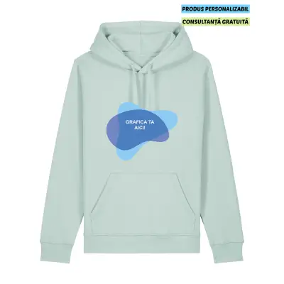 Hanorac Unisex Drummer 2.0 Caribbean Blue Personalizat