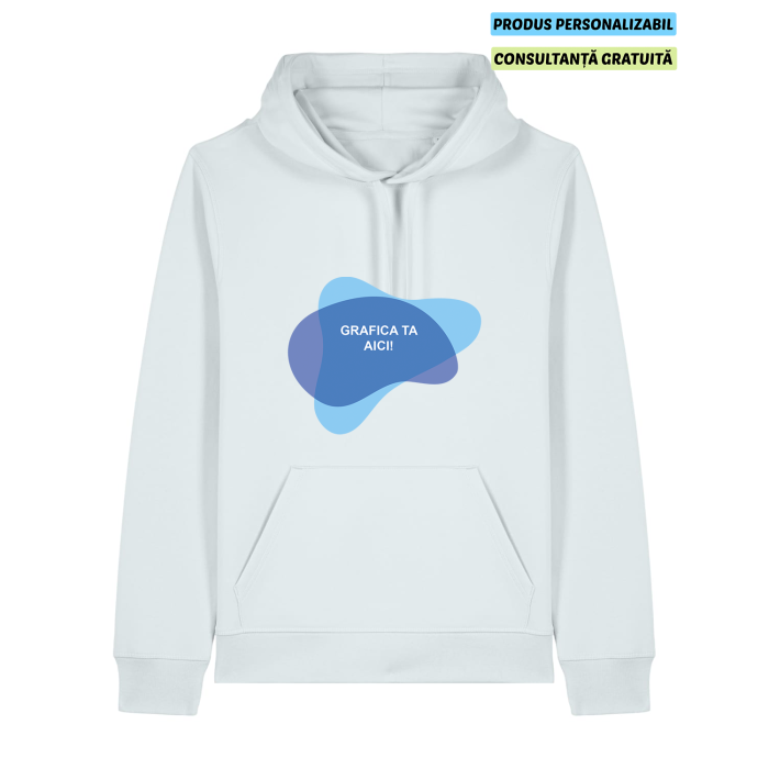 Hanorac Unisex Drummer 2.0 Blue Ice Personalizat