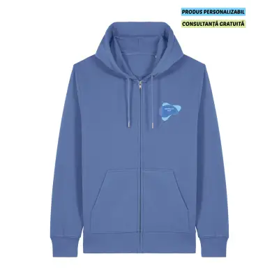 Hanorac Unisex Connector 2.0 Bright Blue Personalizat