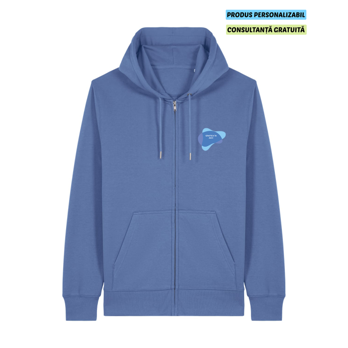 Hanorac Unisex Connector 2.0 Bright Blue Personalizat