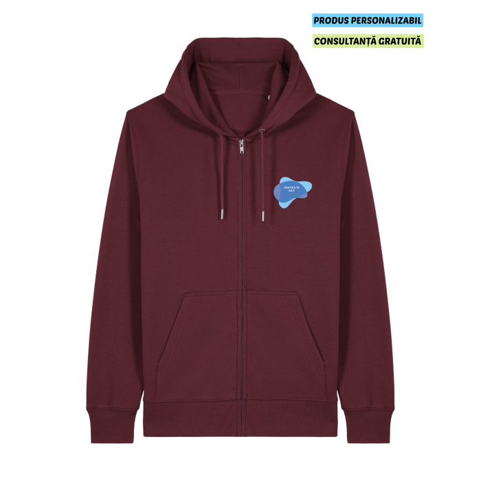 Hanorac Unisex Connector 2.0 Burgundy Personalizat