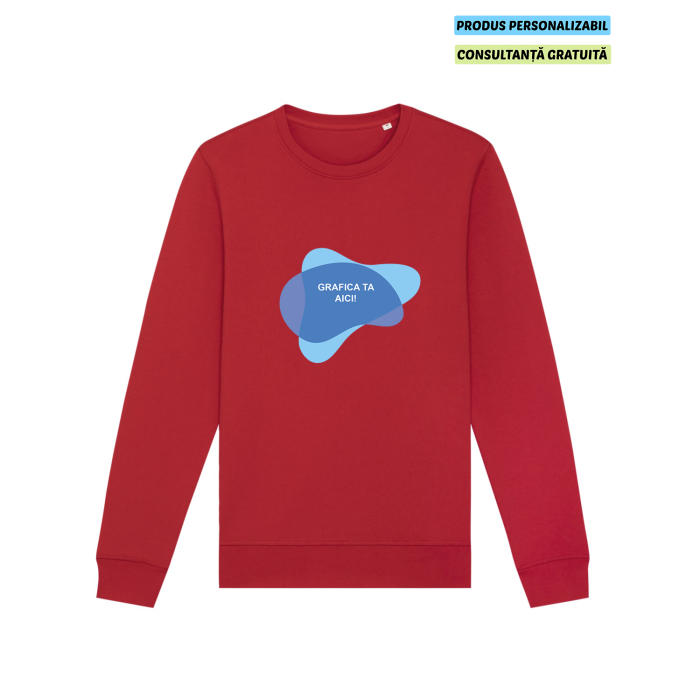 Bluza Unisex Roller Rosu Personalizata