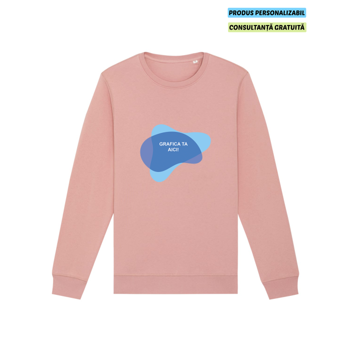Bluza Unisex Roller Canyon Pink Personalizata