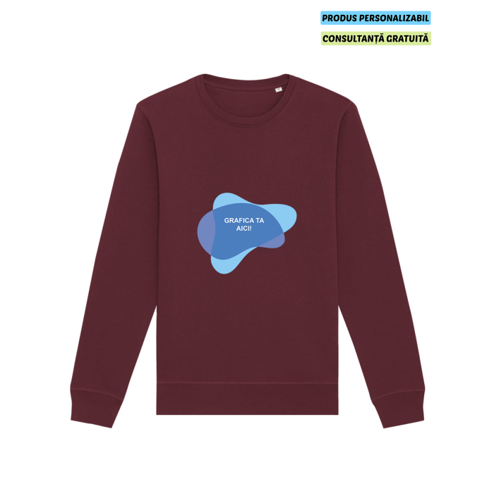 Bluza Unisex Roller Burgundy Personalizata