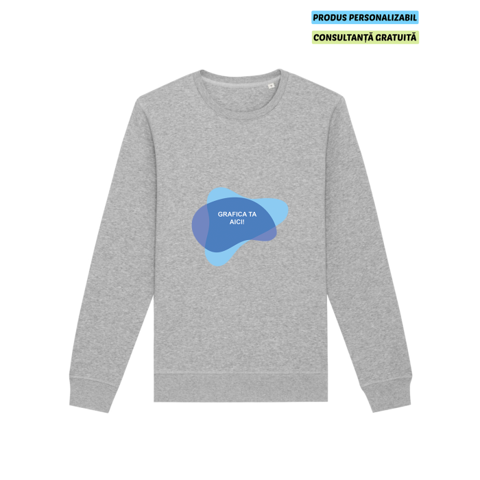 Bluza Unisex Roller Heather Grey Personalizata