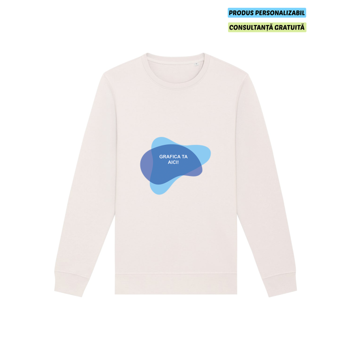 Bluza Unisex Roller Vintage White Personalizata