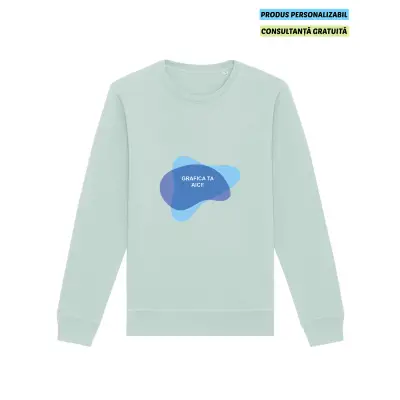 Bluza Unisex Roller Caribbean Blue Personalizata