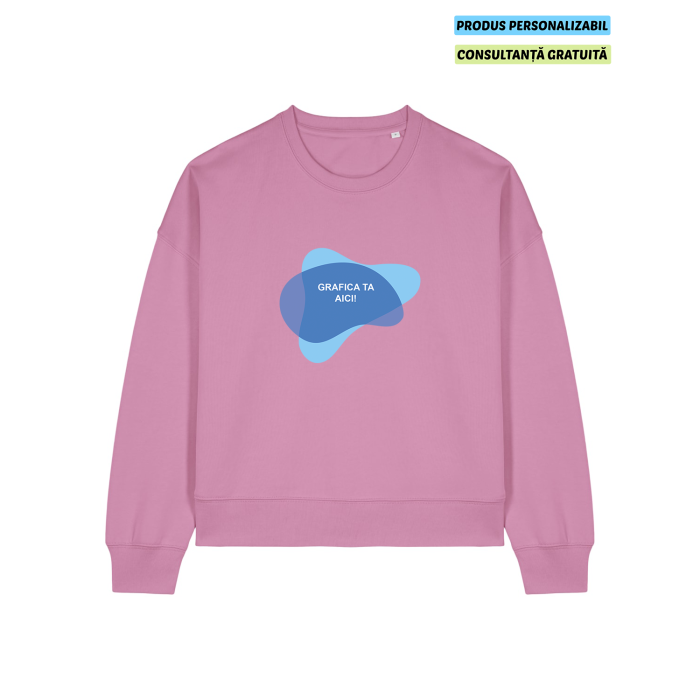 Bluza Dama Alma Bubble Pink Personalizata