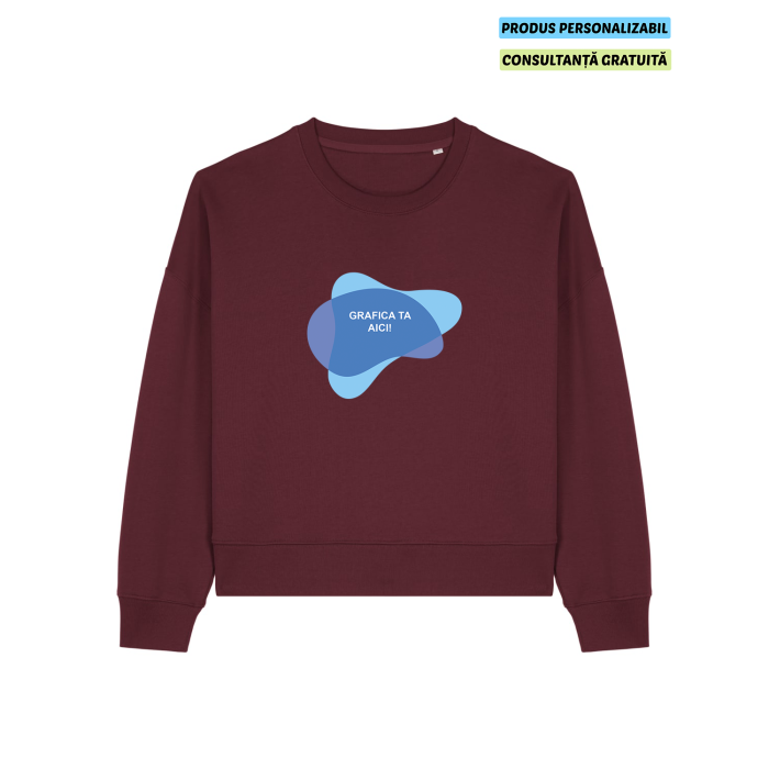 Bluza Dama Alma Burgundy Personalizata