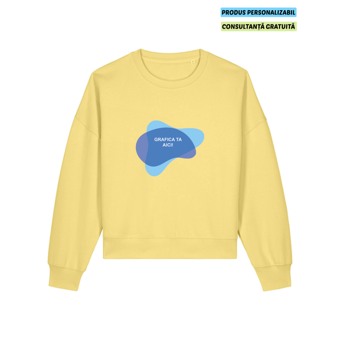 Bluza Dama Alma Viva Yellow Personalizata Bluza Dama Alma Viva Yellow Personalizata