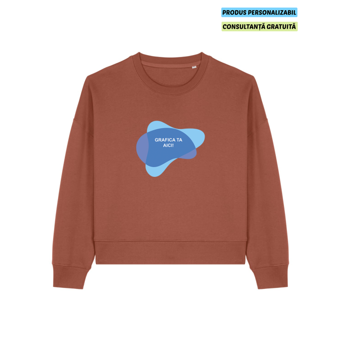 Bluza Dama Alma Heritage Brown Personalizata