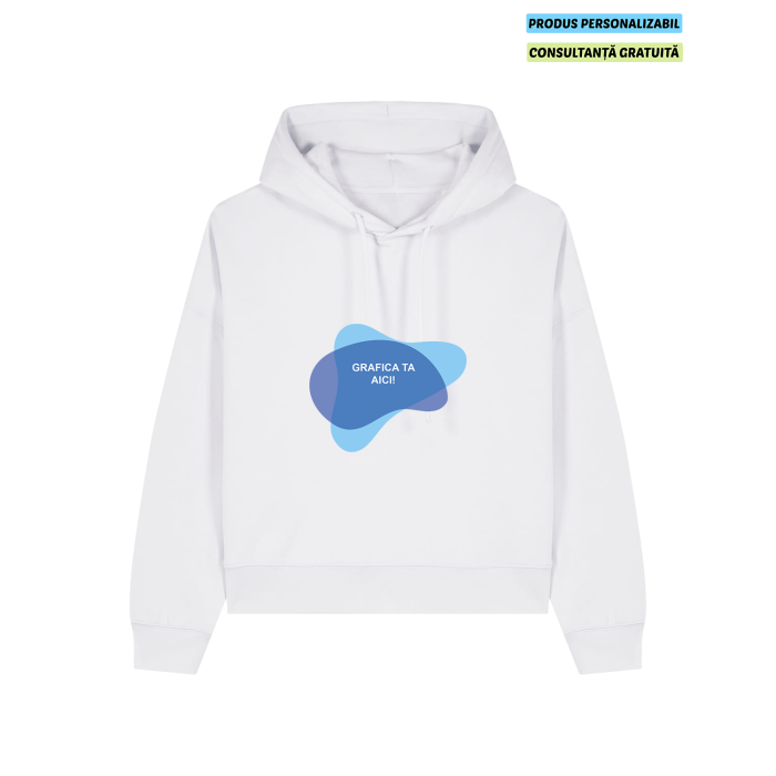 Hanorac Dama Nora Alb Personalizat