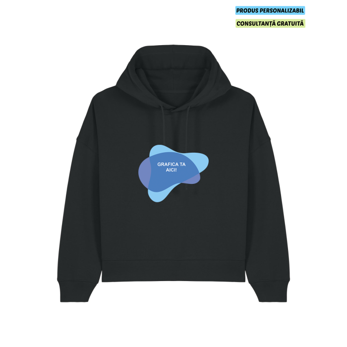 Hanorac Dama Nora Negru Personalizat