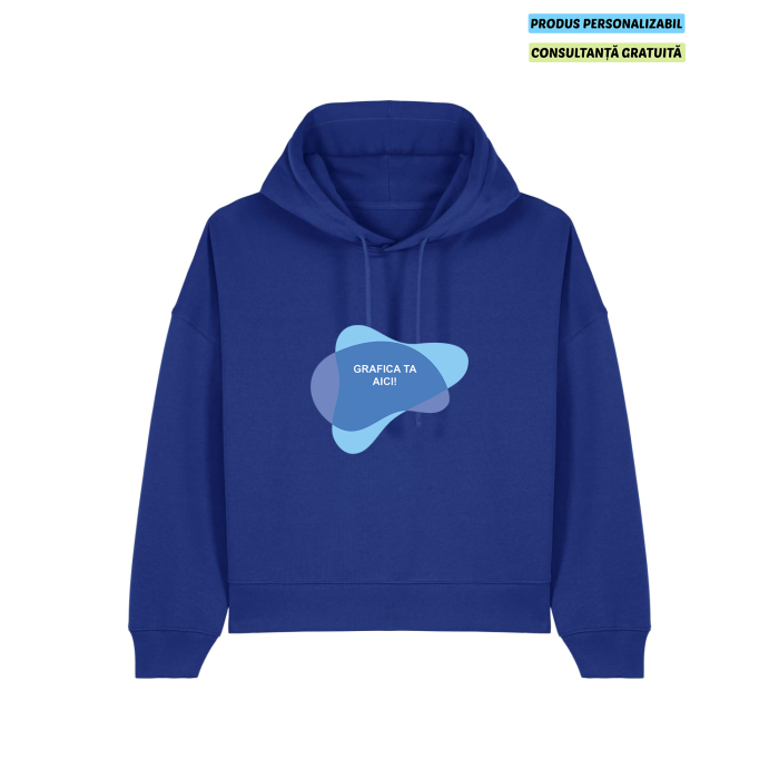 Hanorac Dama Nora Worker Blue Personalizat