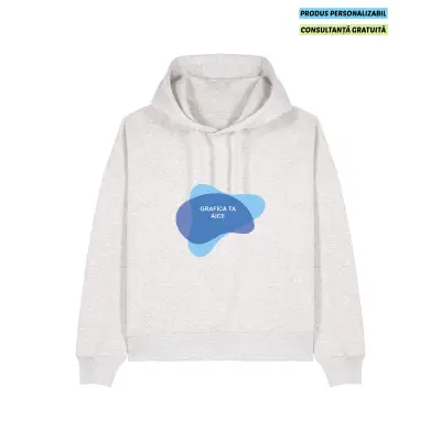 Hanorac Dama Nora Cool Heather Grey Personalizat