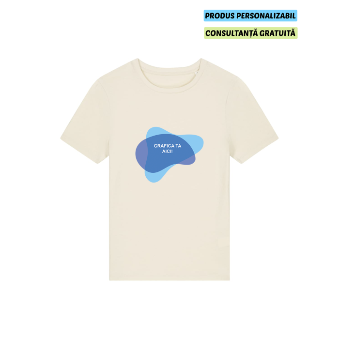 Tricou Dama Ella Natural Raw Personalizat