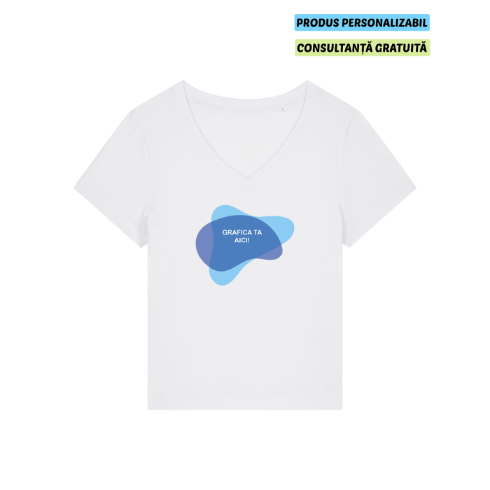 Tricou Dama Isla Alb Personalizat