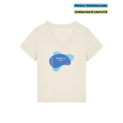 Tricou Dama Isla Natural Raw Personalizat