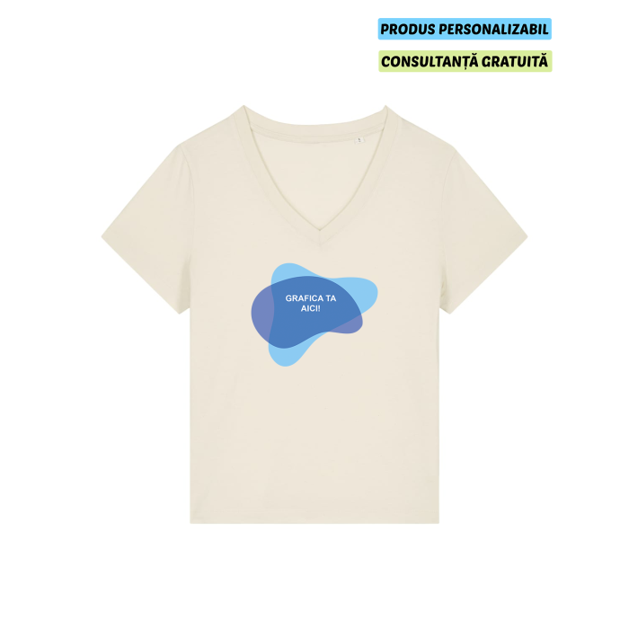 Tricou Dama Isla Natural Raw Personalizat