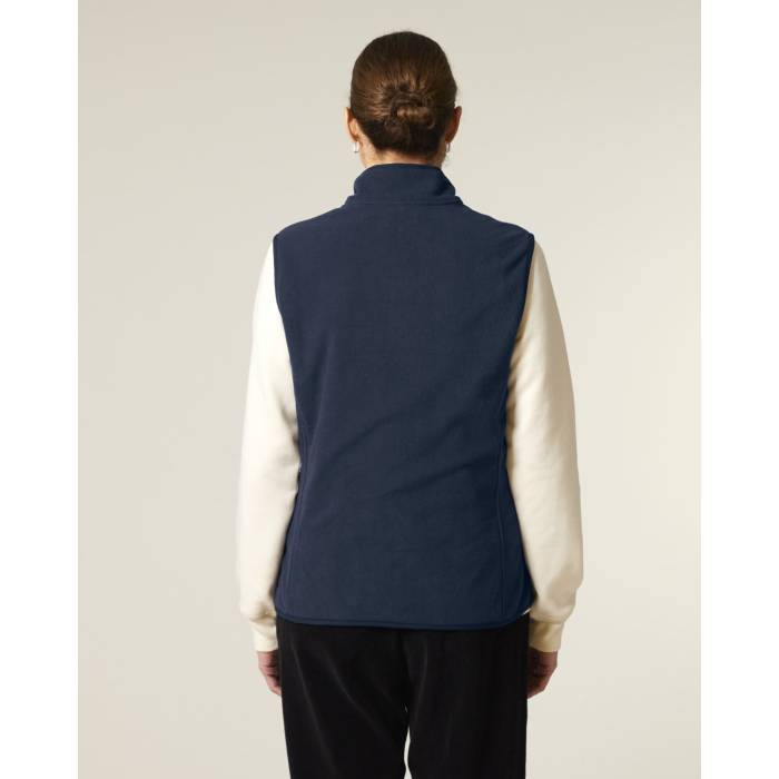 Vesta Fleece Barbat Quester French Navy Personalizata