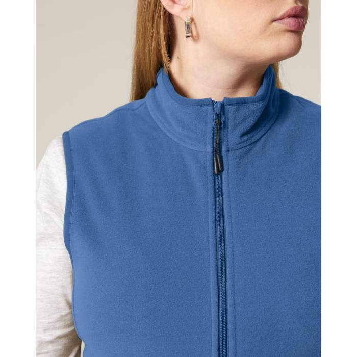 Vesta Fleece Barbat Quester Mindful Blue Personalizata