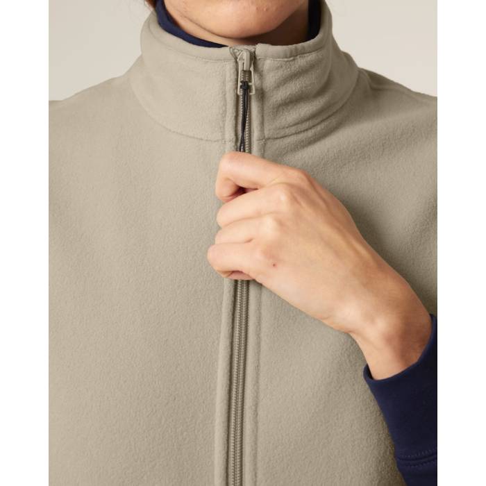 Vesta Fleece Barbat Quester Desert Dust Personalizata