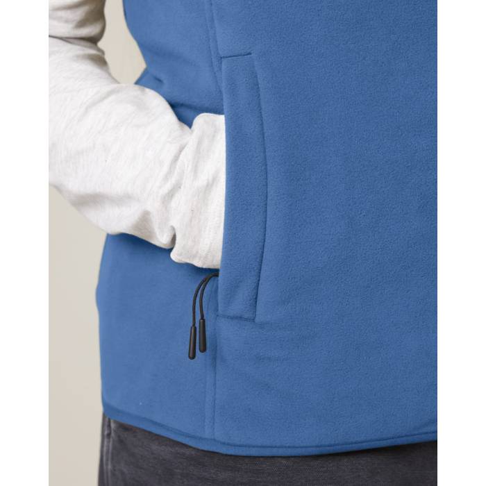 Vesta Fleece Barbat Quester Mindful Blue Personalizata