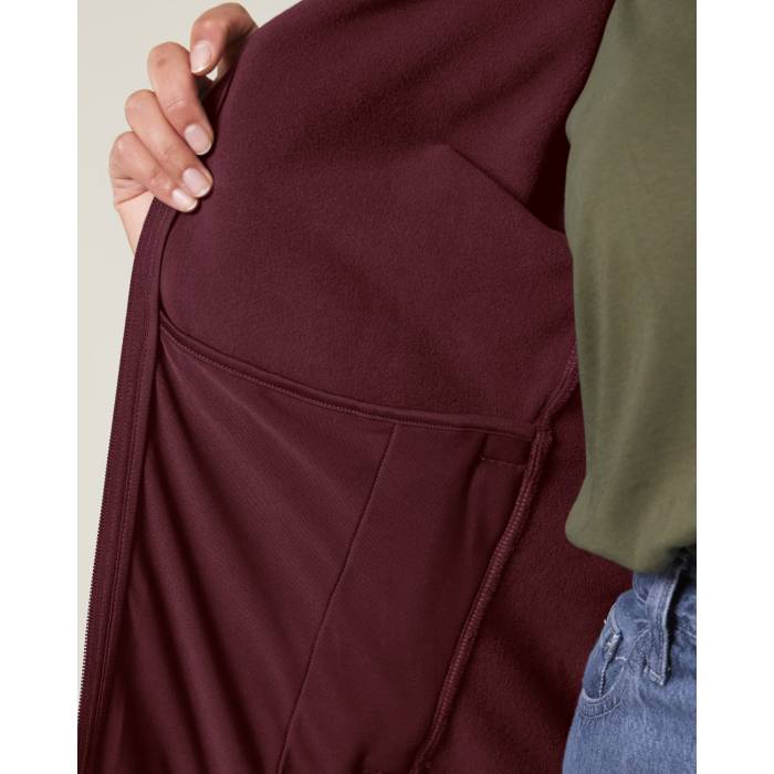 Jacheta Fleece Dama Guider Burgundy Cala