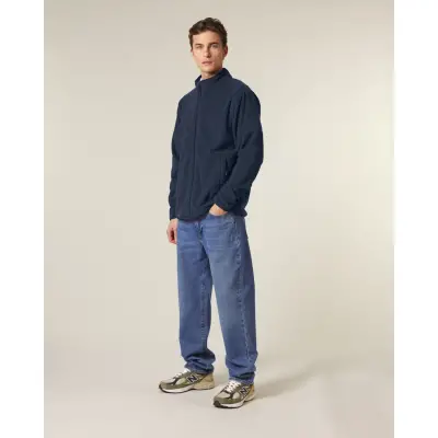 Jacheta Fleece Barbat Guider French Navy Cala