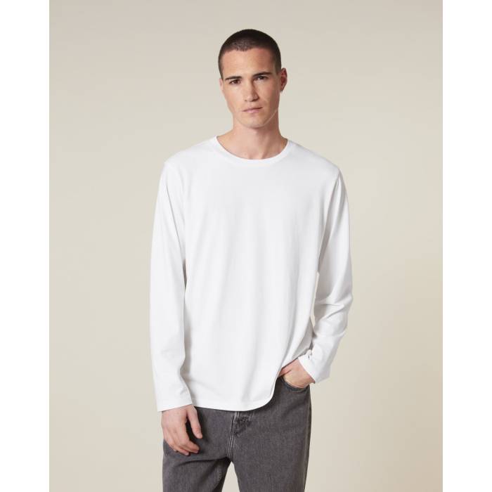 Tricou Unisex Creator 2.0 Long Sleeve Alb Personalizat