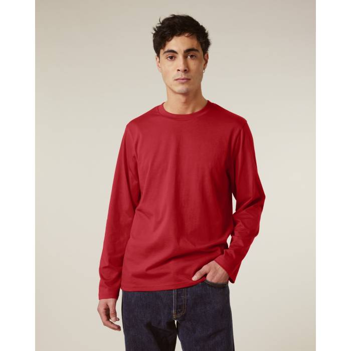 Tricou Unisex Creator 2.0 Long Sleeve Rosu Personalizat