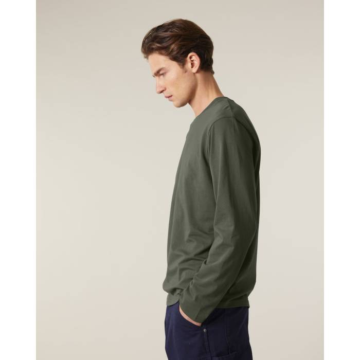 Tricou Unisex Creator 2.0 Long Sleeve Khaki Personalizat