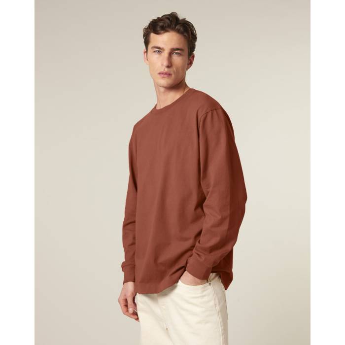 Tricou Unisex Freestyler Long Sleeve Heritage Brown Cala