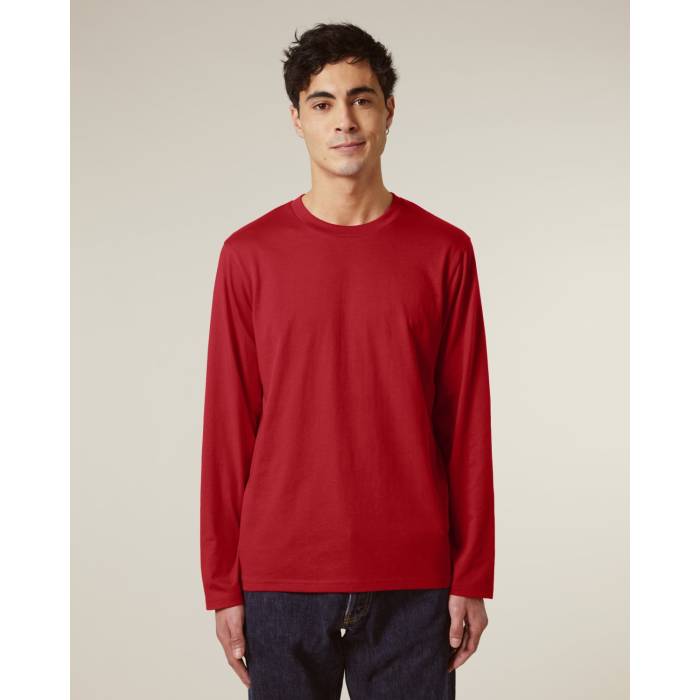 Tricou Unisex Creator 2.0 Long Sleeve Rosu Personalizat