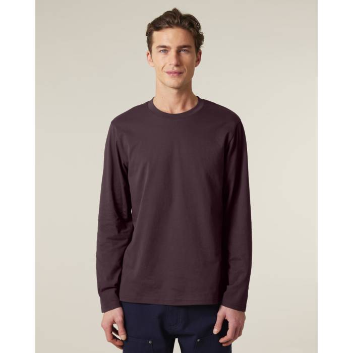 Tricou Unisex Creator 2.0 Long Sleeve Red Brown Personalizat