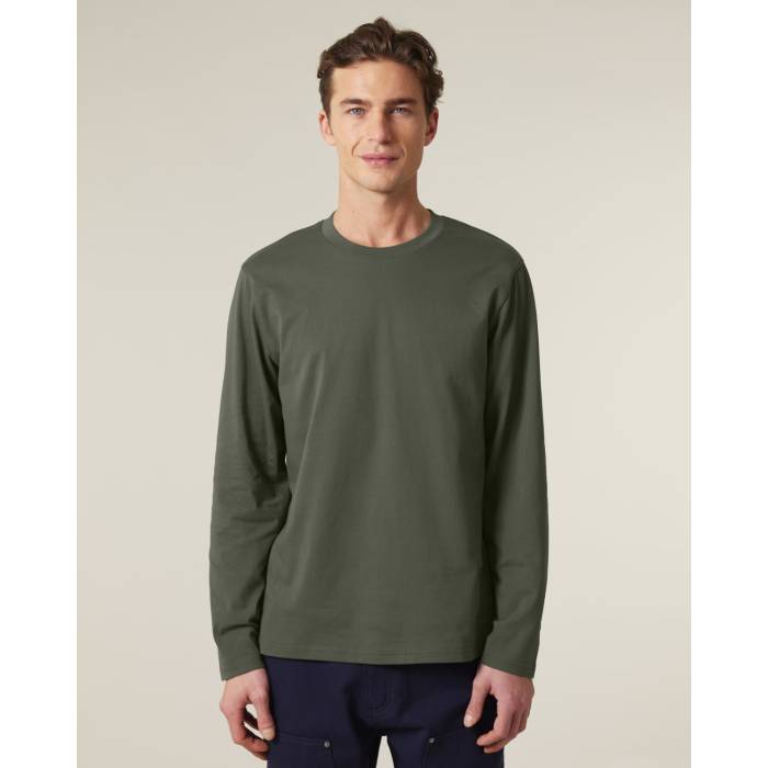 Tricou Unisex Creator 2.0 Long Sleeve Khaki Personalizat