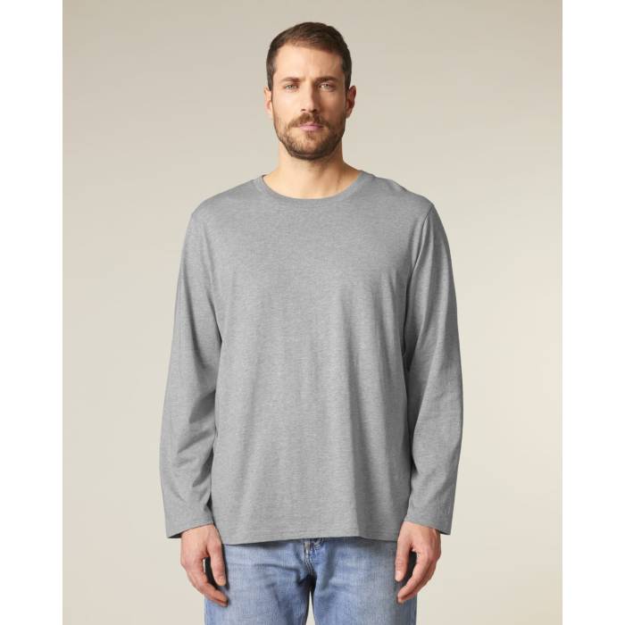 Tricou Unisex Creator 2.0 Long Sleeve Heather Grey Personalizat