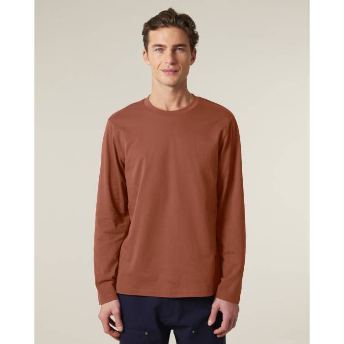 Tricou Unisex Creator 2.0 Long Sleeve Heritage Brown Personalizat