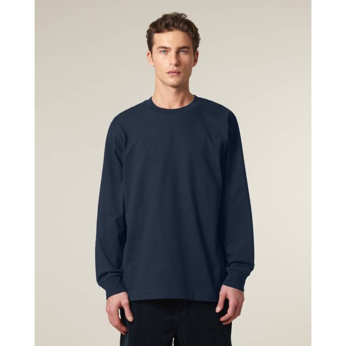 Tricou Unisex Freestyler Long Sleeve French Navy Personalizat